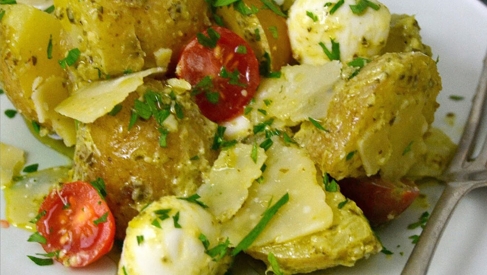 ENSALADA DE PAPAS AL PESTO