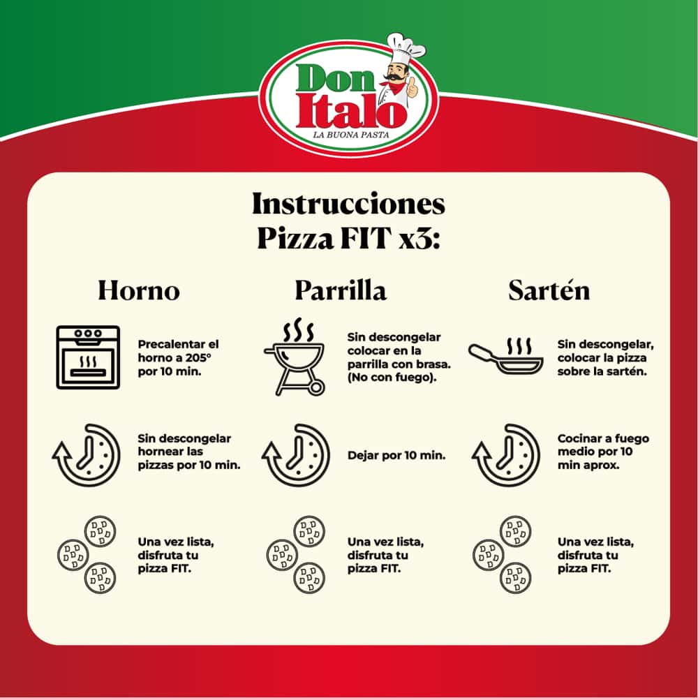 Pizza Fit x 3 unidades 420 grs. - Image 3
