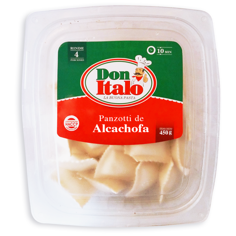 Panzotti de Alcachofa 450 gr + Salsa Arrabiata