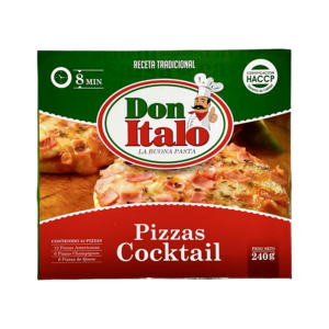 Pizzas Cocktail x 24 unidades 240 grs.