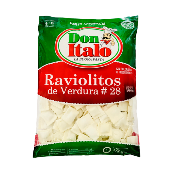 Raviolitos de Verduras (Acelga y espinaca) #28 500 grs. - Image 2