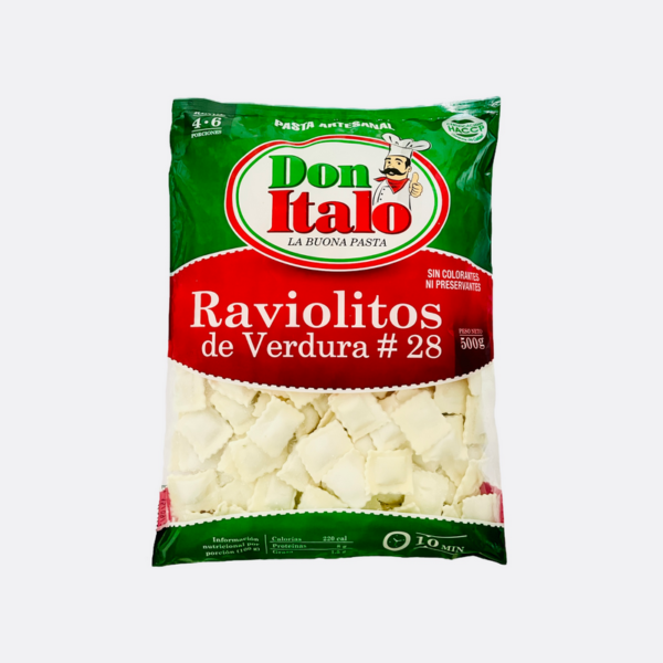 Raviolitos de verduras 500 gr + Salsa Arrabiata