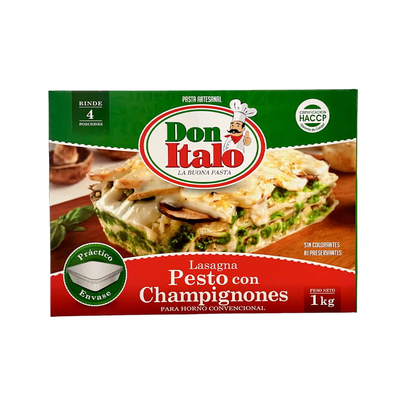 Lasagna de Pesto y Champignones 1kg - Image 2
