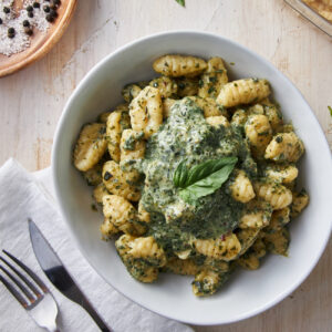 Dúo Gnocchi y Salsa Pesto