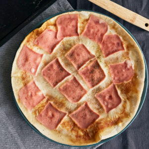 Pizza Americana masa delgada 420 grs.