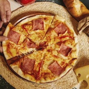 Pizza Americana Masa Delgada 420 grs.