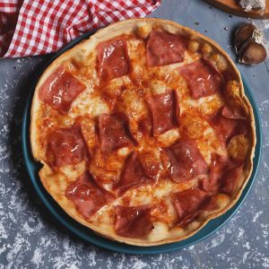 Pizza Americana masa delgada 420 grs.