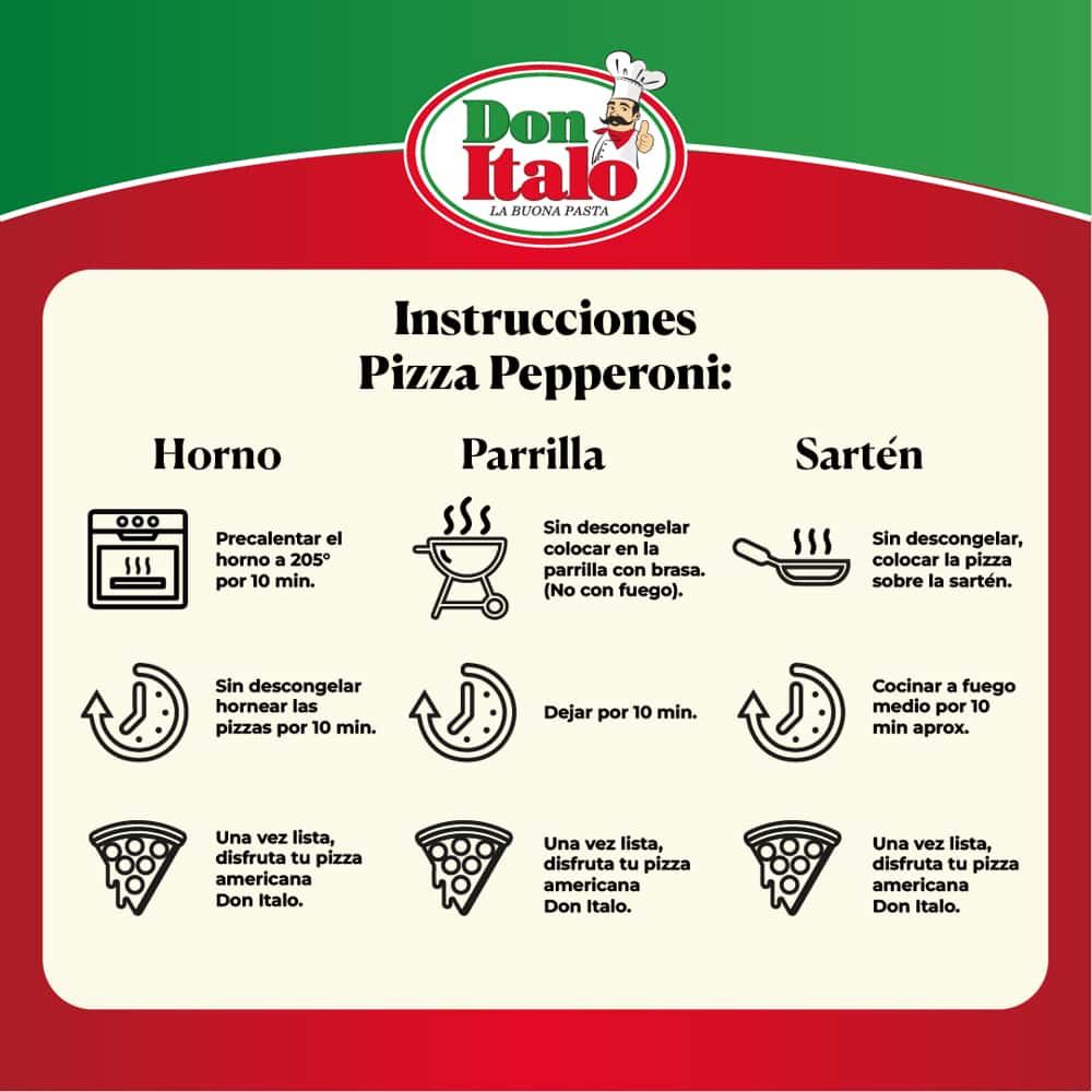 Pizza Pepperoni masa delgada 420 grs. - Image 3