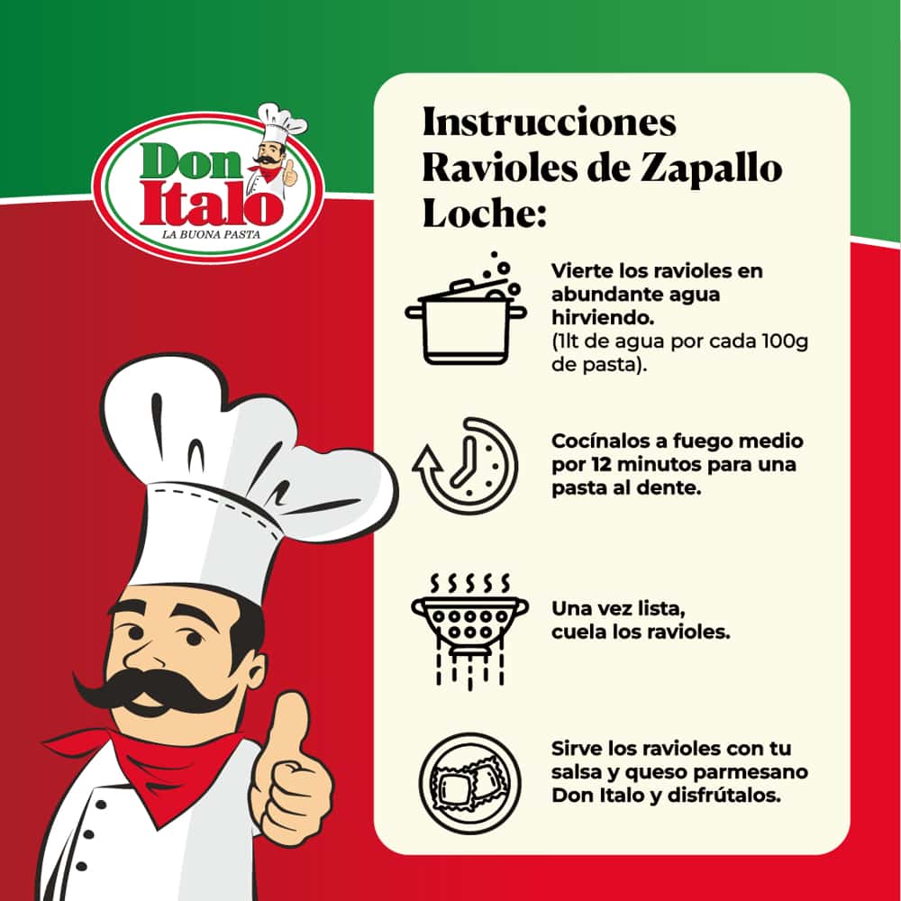 Ravioles de Zapallo Loche 500 grs. - Image 3