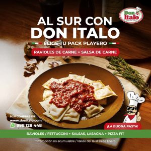 Ravioles de Carne (500gr) + Salsa de Carne (250gr)