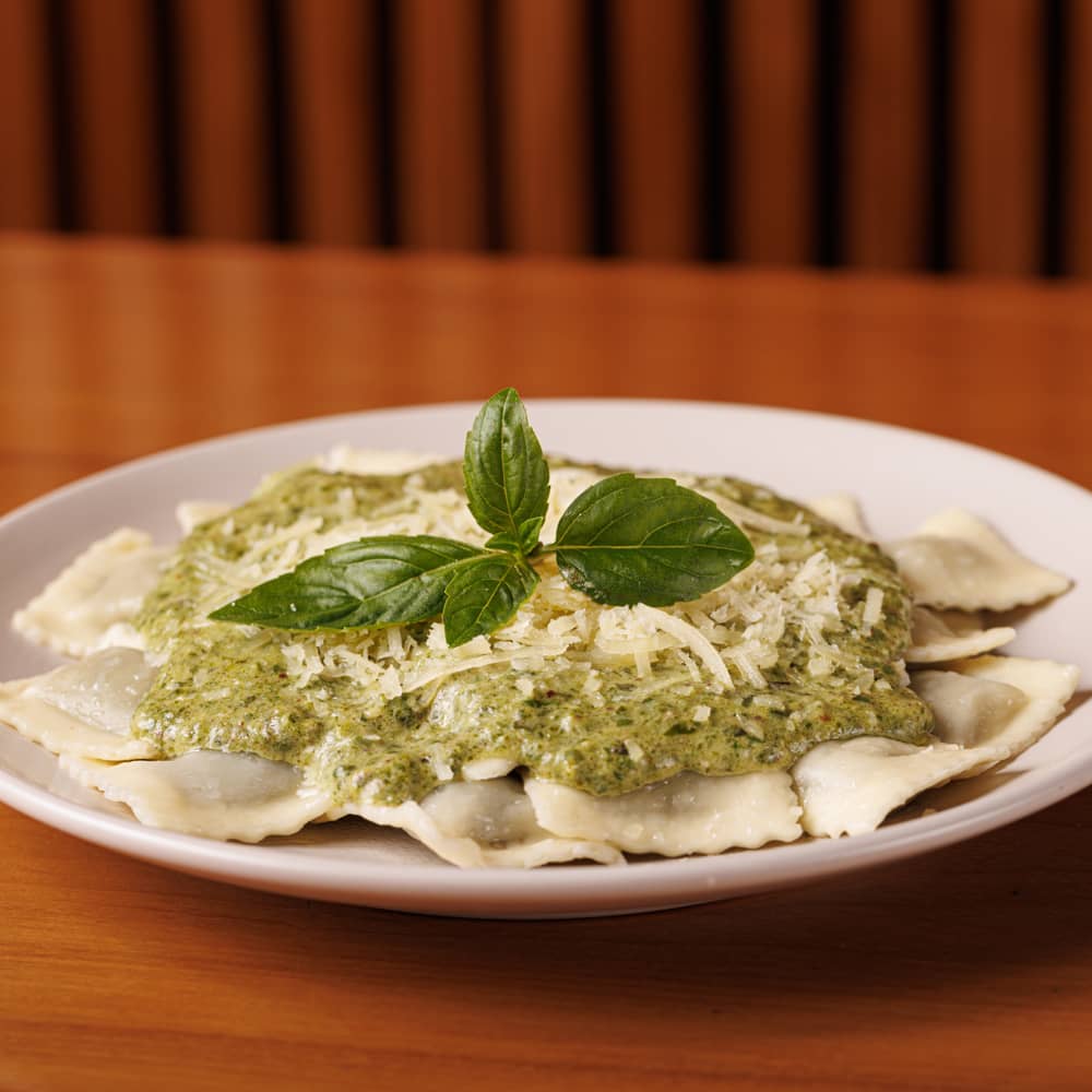 Ravioles kids de queso, ricotta, espinaca y brócoli