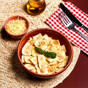 Ravioles de Zapallo Loche sin lactosa 500 grs.