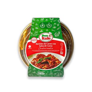 Cuchareable de Ravioles de Carne con Salsa de Carne